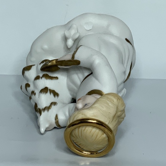 Vintage Angel Golden Halos Nurturing Natalie Porcelain Figure Bronson 1996 - Picture 6 of 14